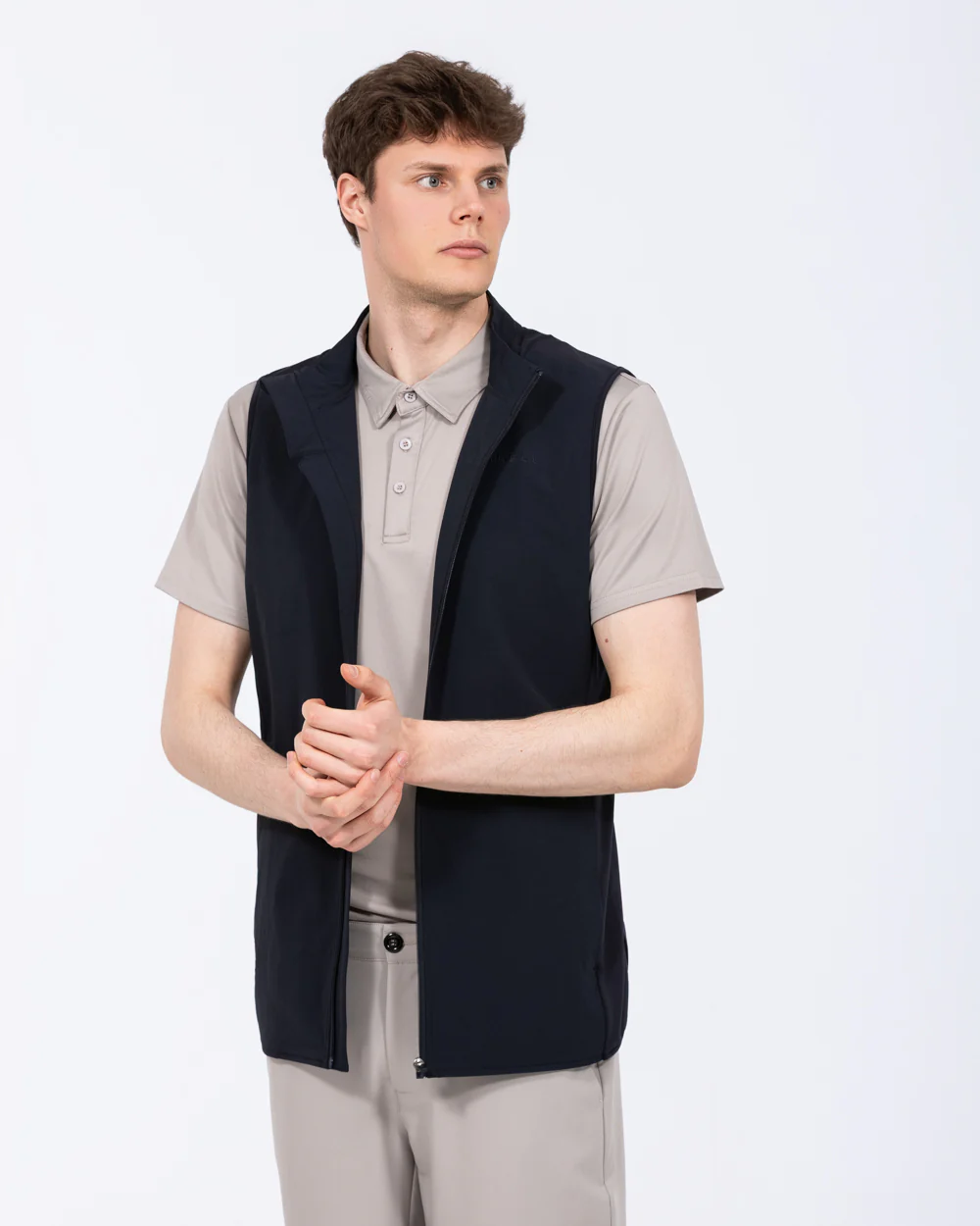 Parell Active Tall Golf Gilet (navy) - Image 6
