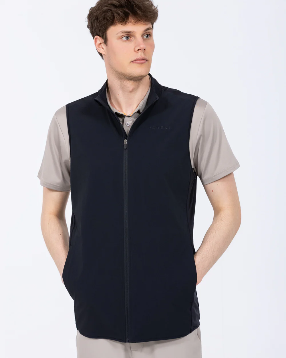 Parell Active Tall Golf Gilet (navy) - Image 7