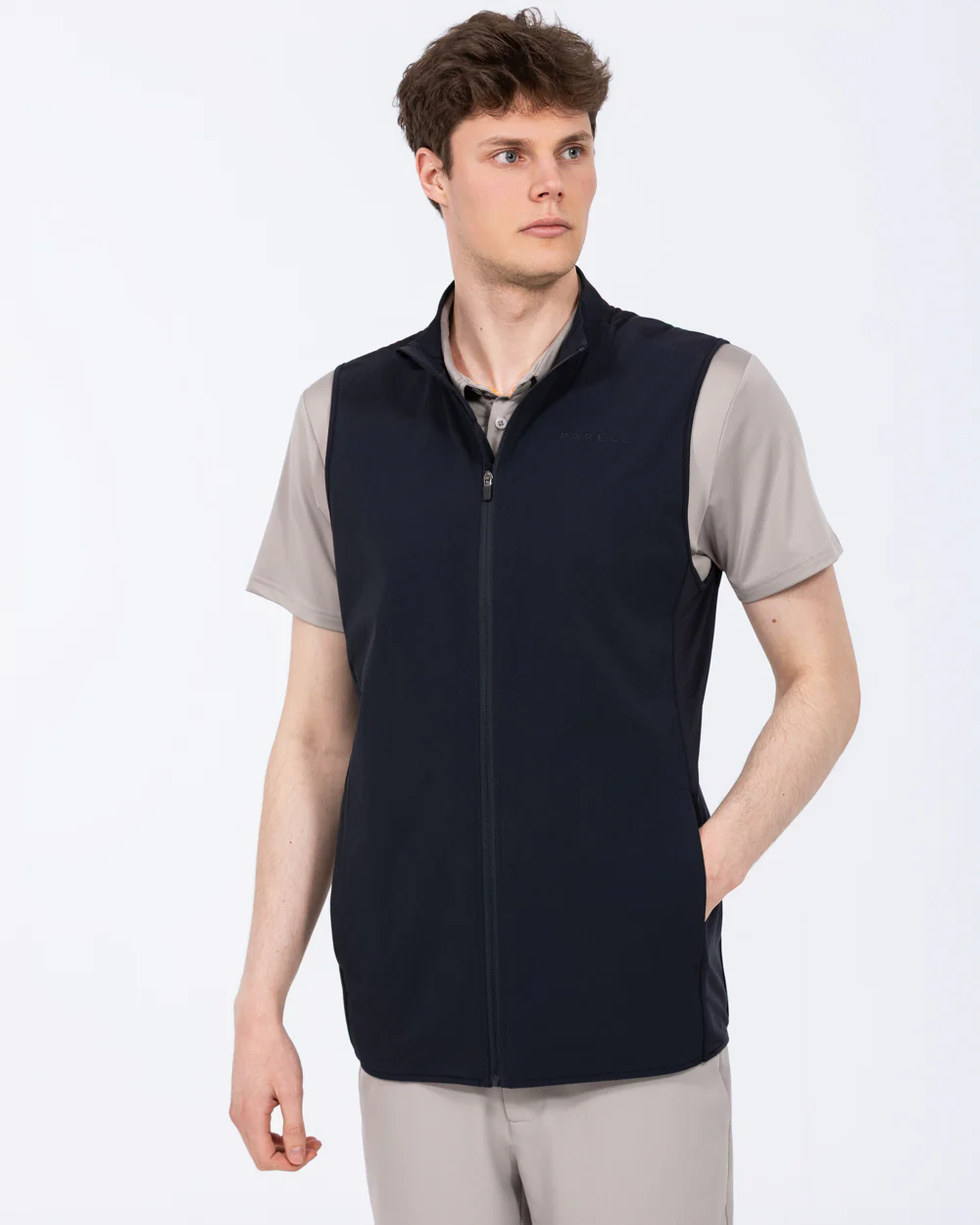 Parell Active Tall Golf Gilet (navy) - Image 8